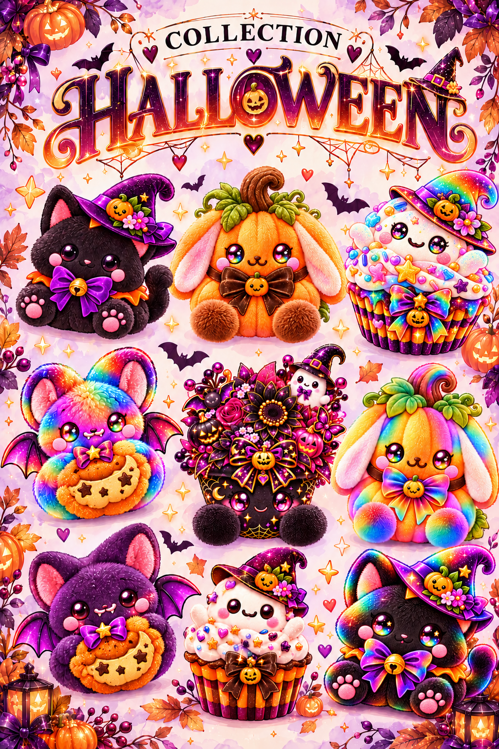 Affiche officielle de la collection Halloween Chez Alix